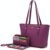 YZAOLL Purse Handbag for Women Large Satchel Tote Shoulder Purses Wallet set
