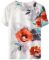YUTANRAL Summer Tops for Women 2024 Trendy Vacation Short Sleeve Shirts Floral Boho Pritned Dressy Casual Comfy Tunic Clothes