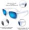 FEISEDY Women Retro Polarized Sunglasses Classic 80s Men Sunglasses Trendy UV400 B1858