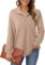 Timeson Women’s Quarter Zip Sweatshirts Business Casual Tunics Blouses Winter Fall Outfits 2023