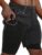 JWJ Mens 2 in 1 Running Shorts Quick Dry Gym Athletic Workout Clothes with Side Pockets