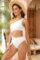 Women’s One Piece Ribbed Swimsuit One Shoulder Cutout Swimwear Sexy Bathing Suit