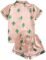 SweatyRocks Women’s Short Sleeve Sleepwear Button Down Satin 2 Piece Pajama Set