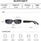 Rectangle Sunglasses for Women Retro Driving Glasses 90‘s Vintage Fashion Narrow Square Frame UV400 Protection