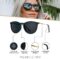 WMP Eyewear Round Sunglasses | Polarized UV Protection | Trendy Sunglasses for Women | Retro Designer Style