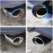 Stainless Steel Car Exhaust Tip, 2.5″ to 3.3″ Universal Car Exhaust Pipe Modification Tail Throat Tail Pipe, Steel Exhaust Tips Chrome-Plated Finish Tailpipe (Silver/A Style)
