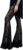 BLENCOT Sequin Pants for Women High Waist Bell Bottoms Glitter Wide Leg Palazzo Pants Night Club Sparkle Flared Trousers