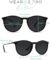 WMP Eyewear Round Sunglasses | Polarized UV Protection | Trendy Sunglasses for Women | Retro Designer Style