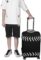 Black Baseball Sport Softball American Luggage Covers Travel Suitcase