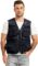 Flygo Mens Summer Outdoor Work Safari Fishing Travel Photo Vest with Pockets