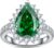 4CT-8CT Cubic Zirconia Cocktail Rings Pear Cut/Heart Cut/Radiant Cut 5A Grade Simulated Diamond CZ Statement Engagement Promise Ring for Women