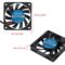 4PACK DC 60mm USB Fan 5V 6015 Brushless Cooling Fan 60mmx15mm 5V USB for PC Computer Case Cooler Raspberry Pi Radiator Ventilation