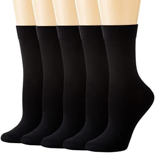 5 Pairs Unisex Crew Socks for Men and Women’s Socks Size 6-9 9-11 Long Socks