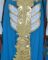 miccostumes Women’s Princess Cosplay Costume Blue Outfit Wedding Dress with Accessories