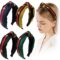 NODG 4 Pieces Knotted Headbands Turban Headbands for Women Wide Headbands for Women Boho Headbands for Women Diademas Para Mujer Womens Headbands Women Hair Knot Gift for Women