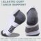 COOVAN 10 Pairs Mens Low Cut Socks Men 10 Pack Comfort Cushion Casual Socks