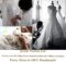 Women’s Lace Wedding Dresses for Bride with 3/4 Sleeves Plus Size Bridal Gown