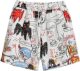 SOLY HUX Men’s Cartoon Print Elastic High Waisted Casual Summer Shorts