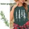 Funny Graphic Women Skinny Pine Tree Shirt Summer Hiking Camping Athletic Tees Nature Casual Comfy Clothes