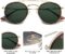SOJOS Retro Round Polarized Trendy Sunglasses for Women and Men