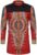 COOFANDY Men’s African Dashiki Print Shirt Long Sleeve Button Down Shirt Bright Color Tribal Top Shirt