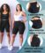 NEW YOUNG 3 Pack Plus Size Biker Shorts with Pockets for Women-High Waisted 8″ Yoga Pants Workout Shorts