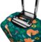 WOEZKEX Summer Leaves Flowers Floral Foxes Luggage Cover Washable Travel Gear Cover 18/24/28/32 Inch Suitcase Protective Cover
