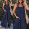 ANRABESS Women’s Casual Loose Sleeveless Tank Jumpsuits Square Collar Smocked Wide Leg Jumpsuit Rompers with Pockets