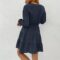 Women’s Fall Fashion 2023 Long Sleeve Stylish Casual V-Neck Slim Dress Clothes