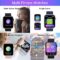 Smart Watch, 1.9″ Full Touch Screen Smart Watch for Android & iOS Phones with Heart Rate & Blood Oxygen Monitor, 123 Sport Modes，Voice Assistant, Fitness Smart Watch for Women Men