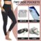 NexiEpoch 4 Pack Leggings for Women with Pockets- High Waisted Tummy Control for Workout Running Yoga Pants Reg & Plus Size