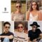 SOJOS Retro Square Metal Frame Sunglasses for Women Men, Vintage Double Bridge Flat Lens Women Mens Sun Glasses SJ1180