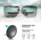 TOREGE Sports Polarized Sunglasses for Men Women Flexible Frame Cycling Running Driving Fishing Mountaineering TR24