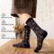 IIG 5 Pairs Womens Pretty Vintage Wool Socks Unique Print Design Soft Cozy Warm Crew Socks Christmas Gift