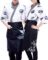 LifeHe Mens Women Sushi Chef Jacket Japanese Kitchen Uniform Sushi Workwear Kimono Cardigan