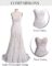 LIPOSA Women’s Bohemian Wedding Dresses with Detachable Arm Bands Sweetheart Mermaid Lace Bridal Gown