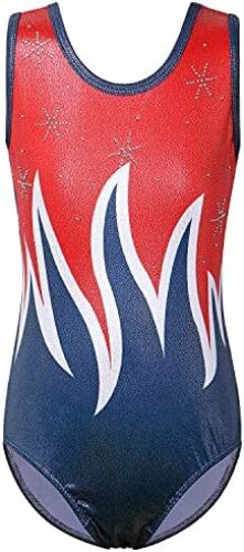 BAOHULU Girls Gymnastics Leotards One-piece 3-14 Years Practice Outfit