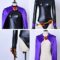 miccostumes Women’s Full Set Purple Cloak Black Bodysuit Cosplay Costume