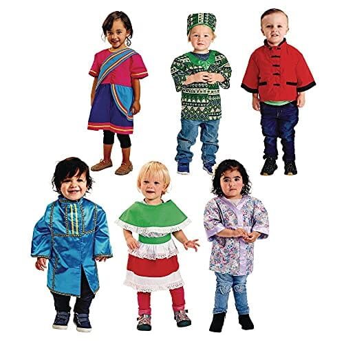 Toddler Traditional Multicultural Clothing Set of 6 (Item # TODWEAR)