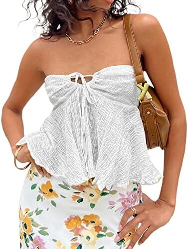 3D Floral Sexy Tank Tops for Women Y2k Halter Neck Backless Ruched Camisole Vintage Crop Vest Top Streetwear