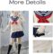Himiko Toga Halloween Cosplay: Anime School Uniform Sailor JK Costume Dress Set