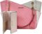 Michael Kors Jet Set Travel Large Chain Shoulder Tote Tea Rose Pink MK Signature Bundled Jet Set Travel Large Trifold Wallet Powder Blush Pink Saffiano