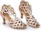 Women’s Ballroom Rhinestone Dance Shoes, Latin Salsa Bachata Practice Performance Dancer Shoes