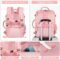 Hanples Extra Large Travel Backpack for Women as Person Item Flight Approved, 40L Carry On Backpack, 17 Inch Laptop Backpack, Waterproof Backpack, Hiking Backpack, Casual Bag Backpack(Pink)