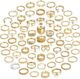 YEEZII 68 Pcs Gold Knuckle Rings Set for Women Girls, Stackable Rings Boho Joint Finger Midi Rings Silver Hollow Carved Crystal Stacking Rings Pack for Gift