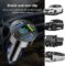 4 Ports USB Car Charger USB Adapter with Voltmeter,Type C Port PD 3.1/QC 3.0 Super Fast Charging Car Cigarette Lighter Plug for iPhone 14 13 12,S22 S21 S20,iPad Pro& More Mobil Phone (Black)