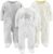 Simple Joys by Carter’s Unisex Babies’ Cotton Footed Sleep and Play, Pack of 3