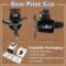 ABEN Bear Pilot Car Air Freshener Cute Car Diffuser Rotating Propeller Air Outlet Vent Fresheners Aromatherapy Ornament Car Accessories Automotive Air Fresheners for Cars (Cool Style)