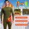 romision Thermal Underwear for Men Long Johns Fleece Lined Hunting Gear Bottom Top Set Base Layer for Cold Weather XS-4XL