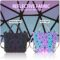 Geometric Purse for Women,Geometric Luminous Purses and Handbags,Geometric Bags and Holographic crossbody bag
